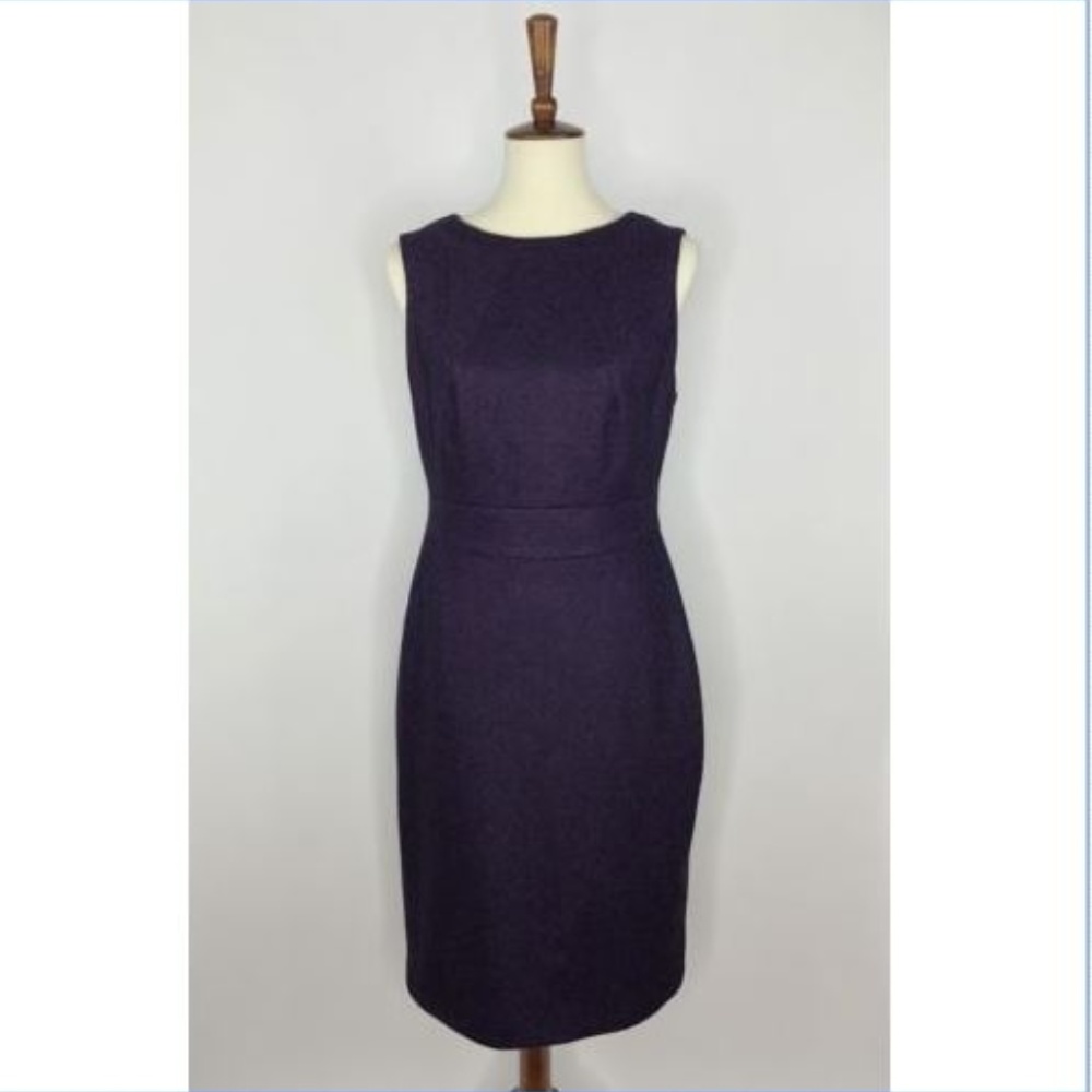Hobbs London Wool Blend Texture Shealth Dress